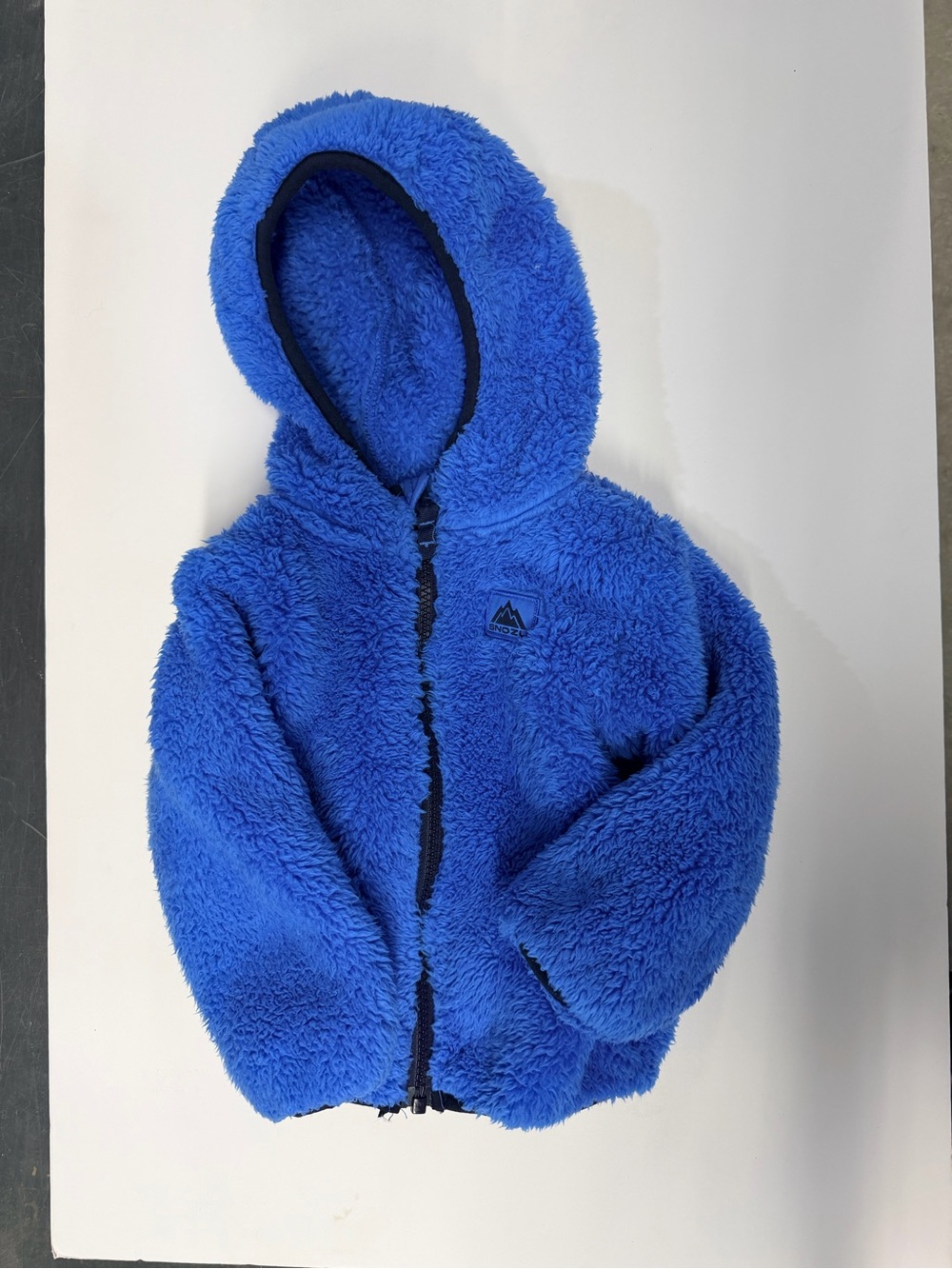 Snozu Bright Blue Plush Sherpa Jacket